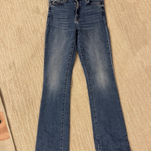 MOTHER The Outsider Sneak Jeans STORMY NIGHT Size 27 - Picture 3 of 7